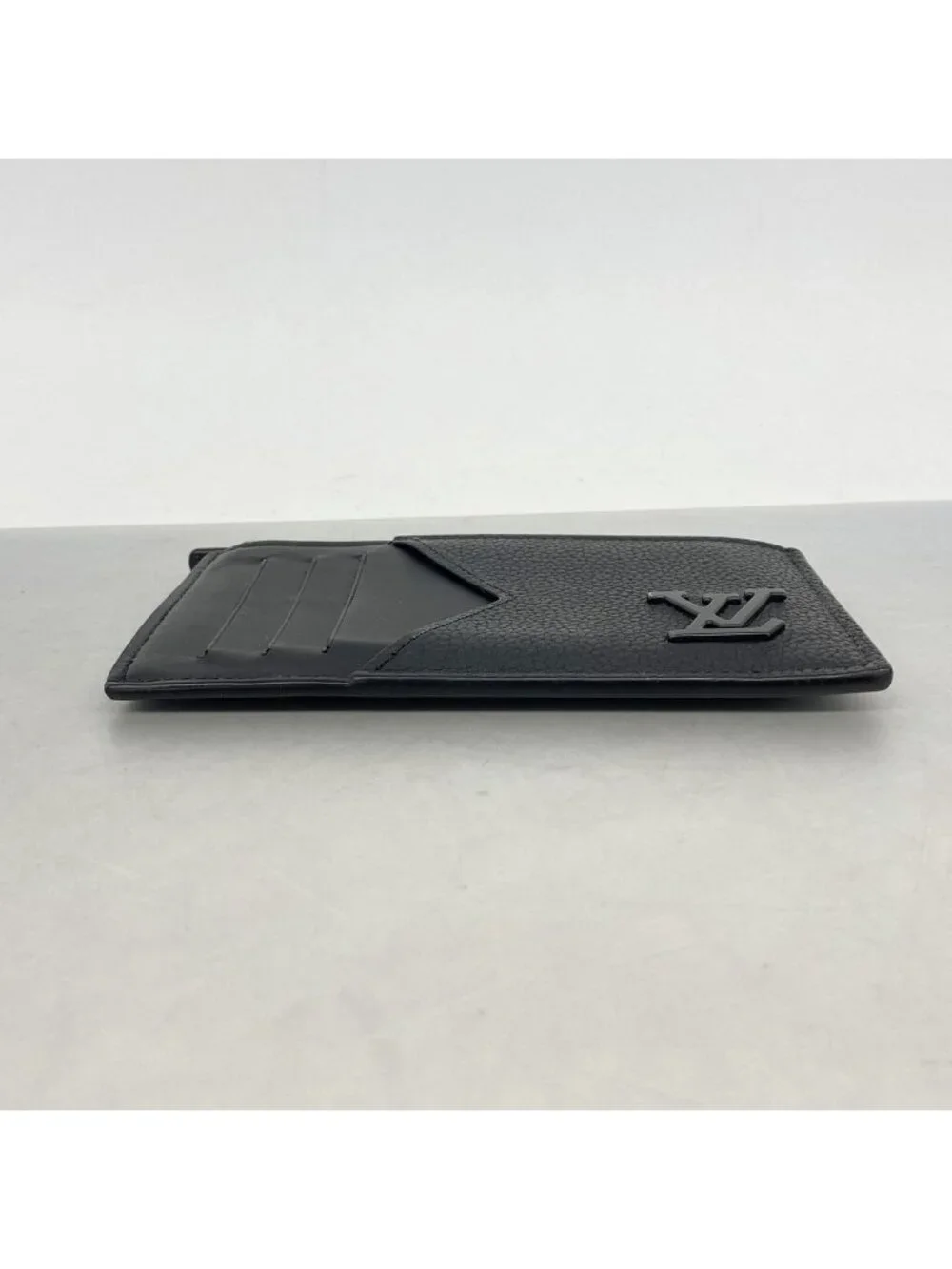 Louis Vuitton Coin Purse LV Aerogram Coin Card Holder Black